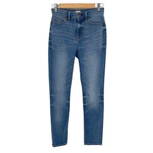 J.Crew Factory High‑Rise Skinny Stretch Jeans Blue Women’s 25
